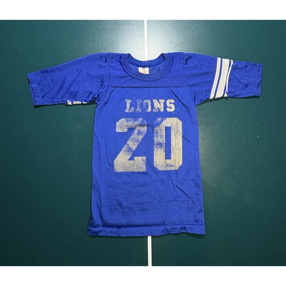 Vtg Detroit Lions Barry‎ Sanders Jersey Youth Small 6-8 NFL Football 90s